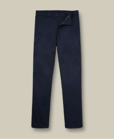 Navy performance slim fit chinos 