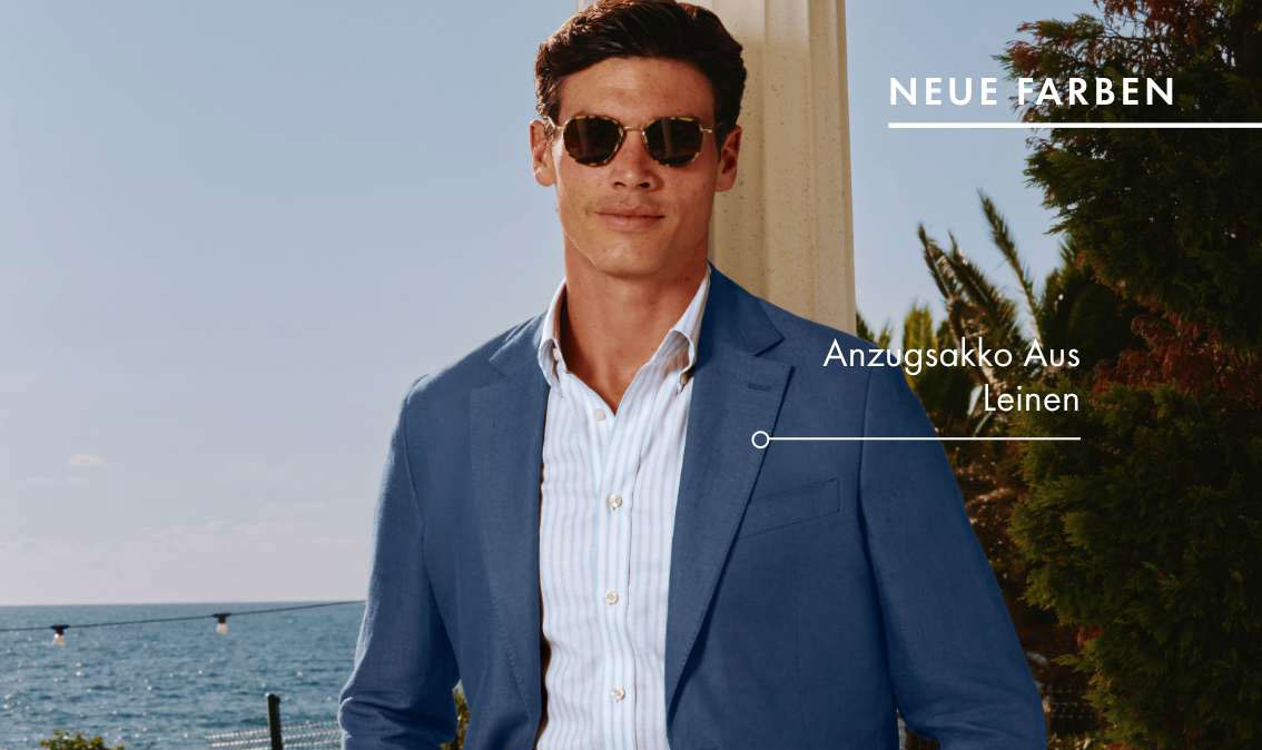 Anzugsakko aus Leinen