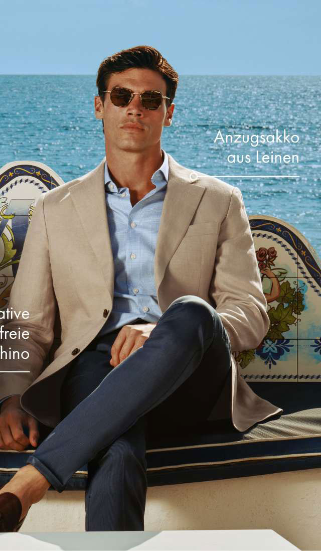 Anzugsakko aus Leinen