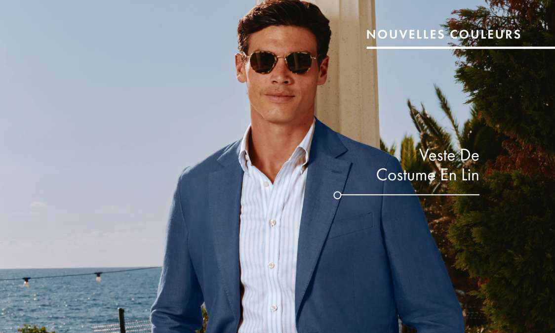 Veste de costume en lin