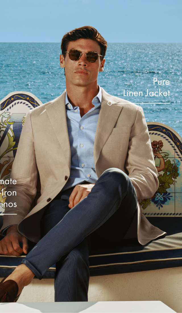 Pure Linen Suit Jacket