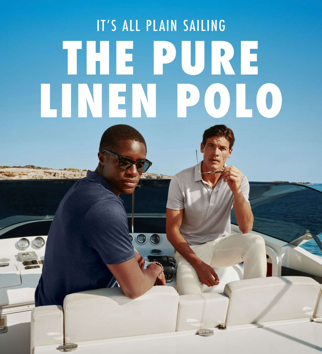 The Pure Linen Polo