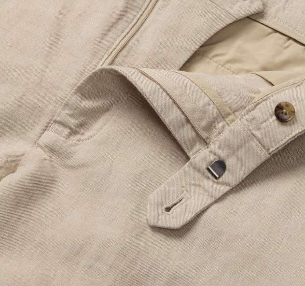 Linen Cotton Chinos – Stone