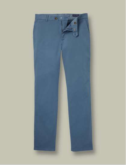 Ultimate Non-Iron Chinos - Airforce Blue