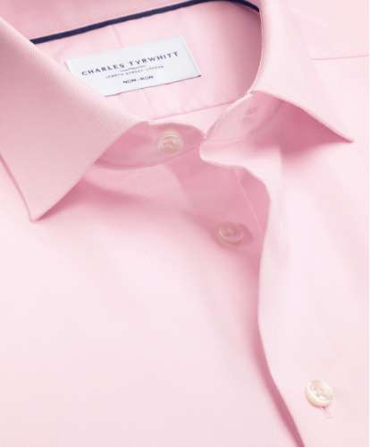 Chemise en coton et lin sans repassage