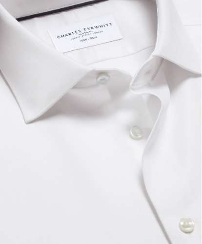 Chemise en coton et lin sans repassage