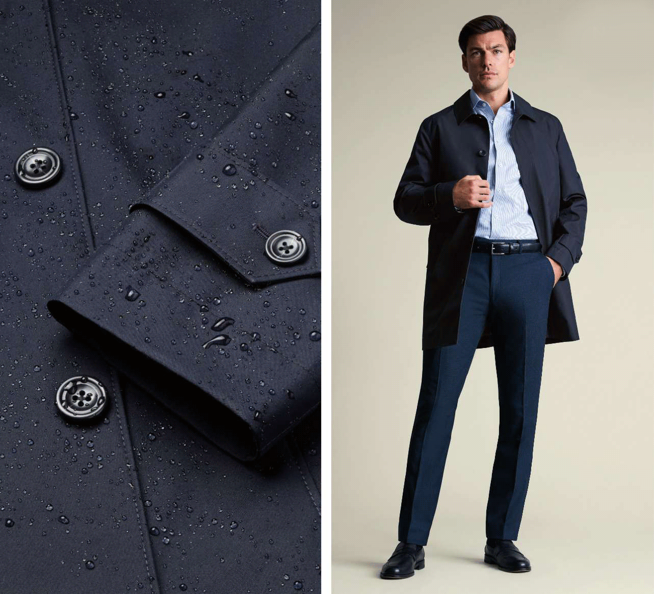 WASSERABWEISENDER REGENMANTEL