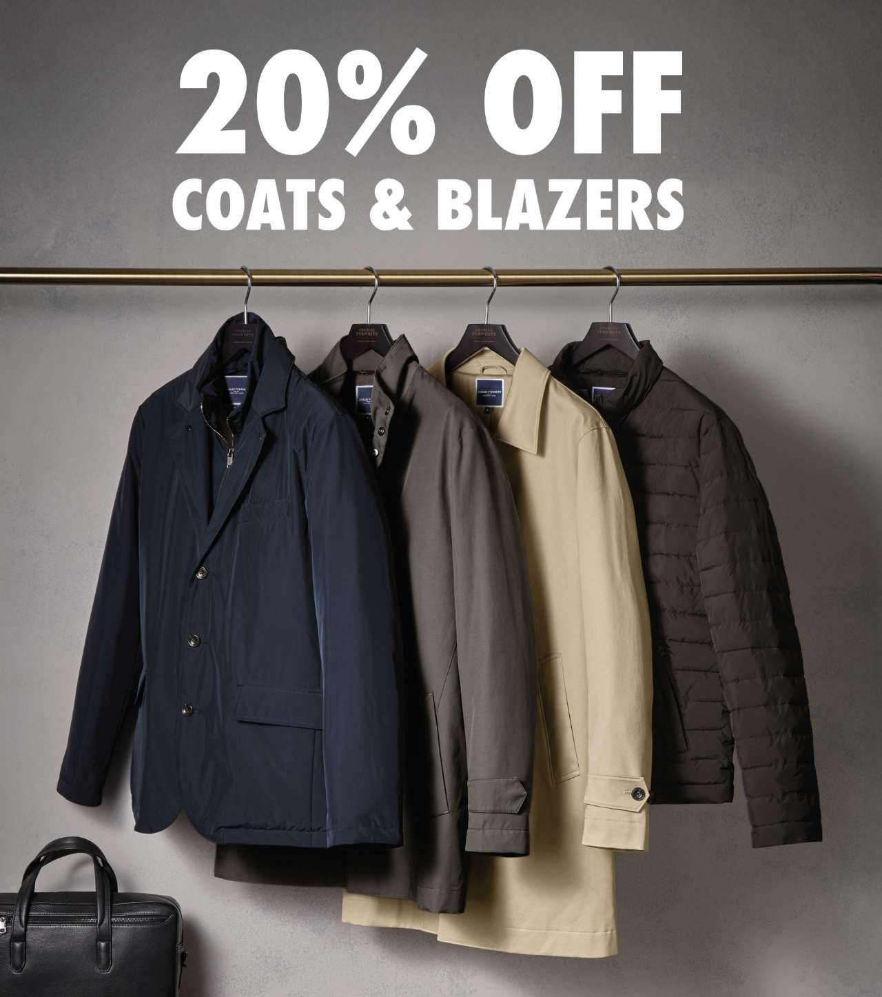 Get 20% off coats and blazers!