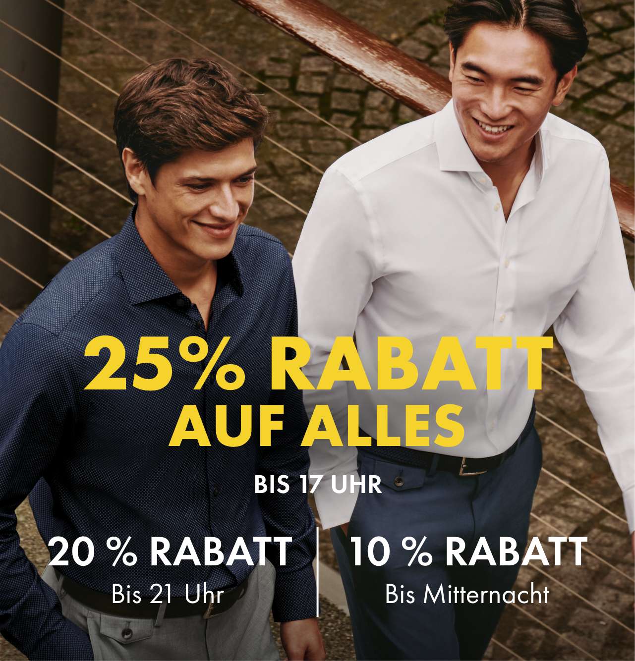 NUR HEUTE: 25 % Rabatt auf (fast) alles!