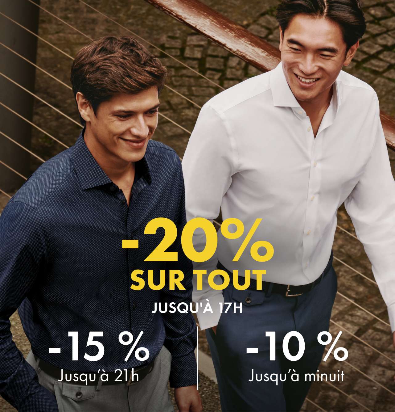 -20 % jusqu'à 16h seulement !