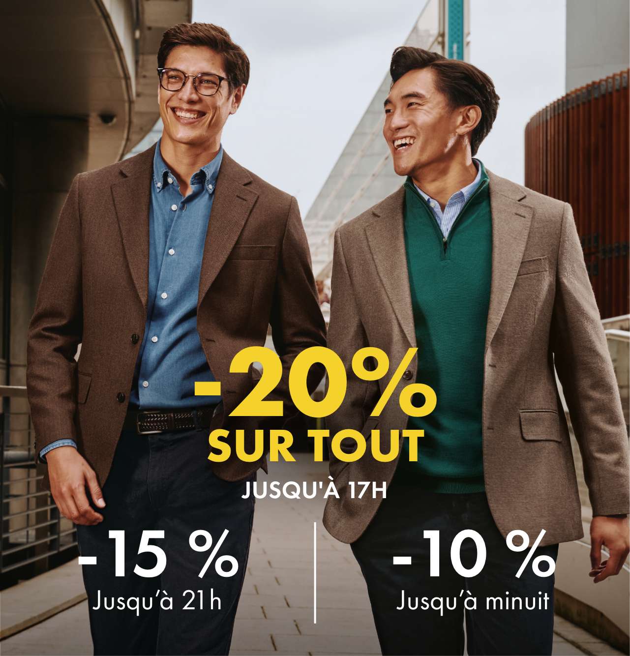 -20 % jusqu'à 16h seulement !