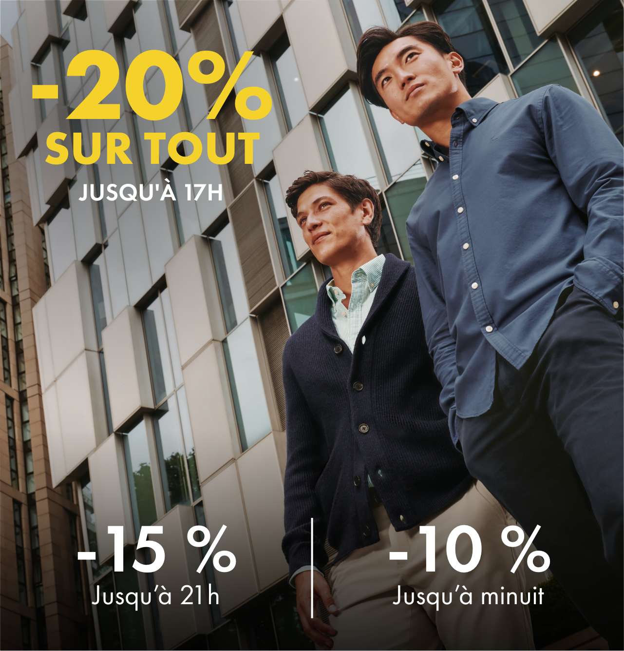-20 % jusqu'à 16h seulement !