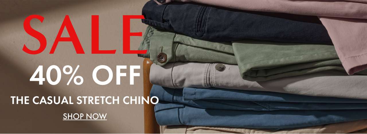 SALE - THE CASUAL STRETCH CHINO