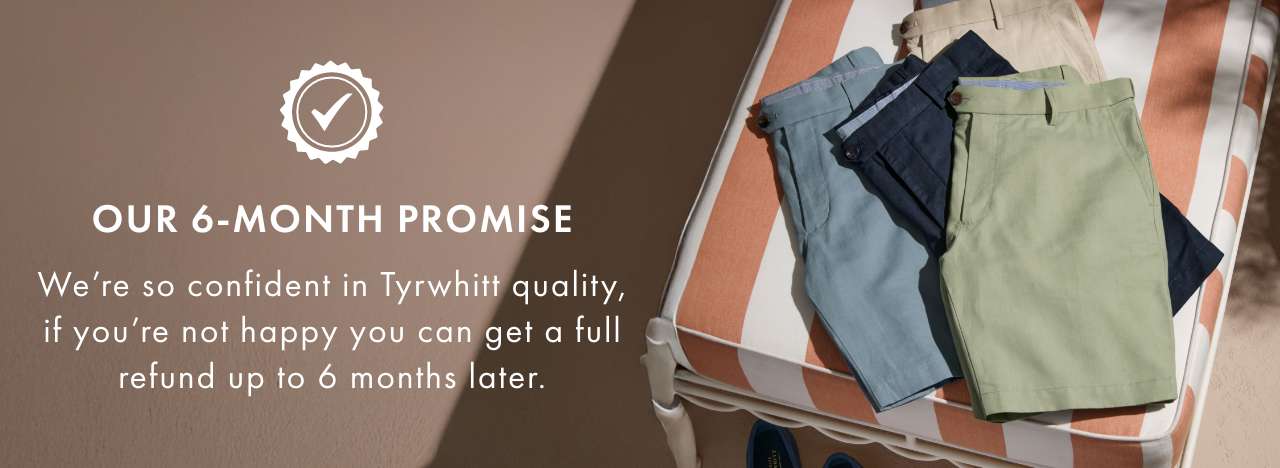 We have a generous 6 month guarantee policy