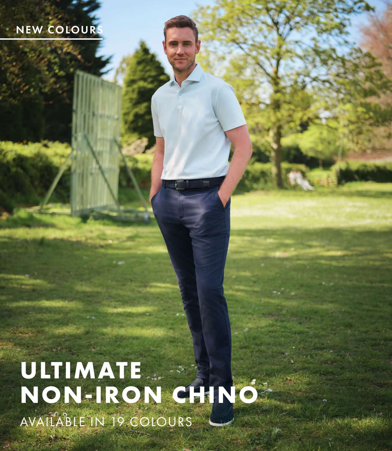 Ultimate Non-Iron Chinos - Navy
