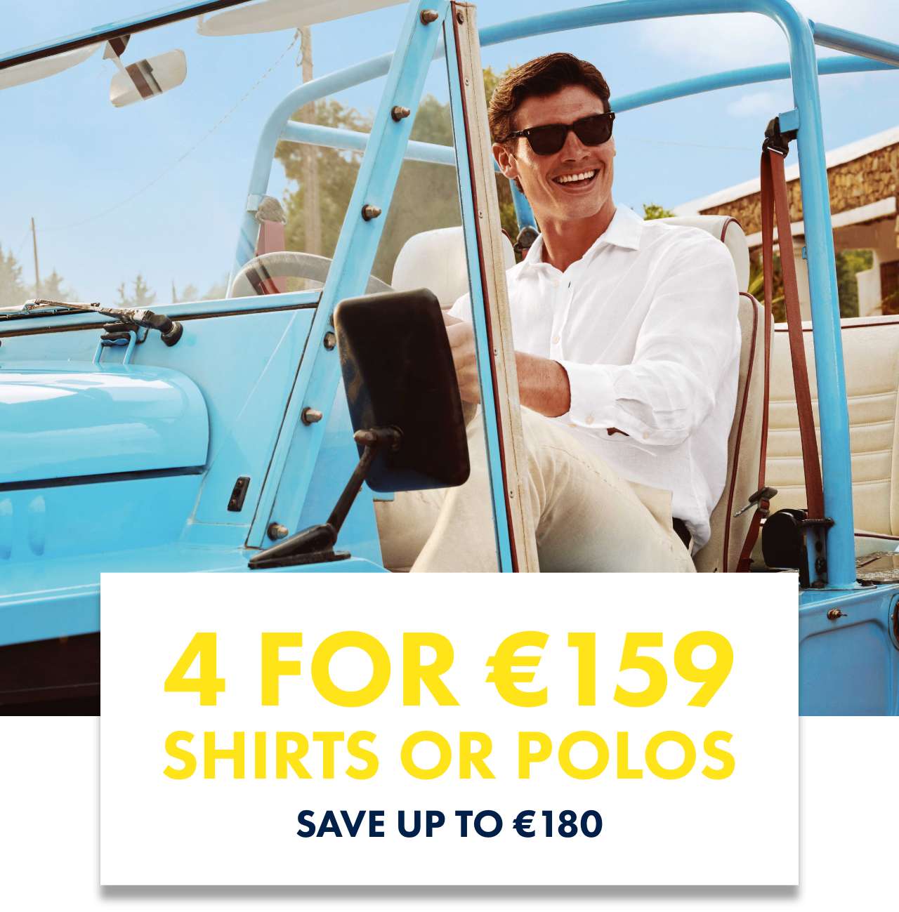 This Bank Holiday | 4 Shirts for €159