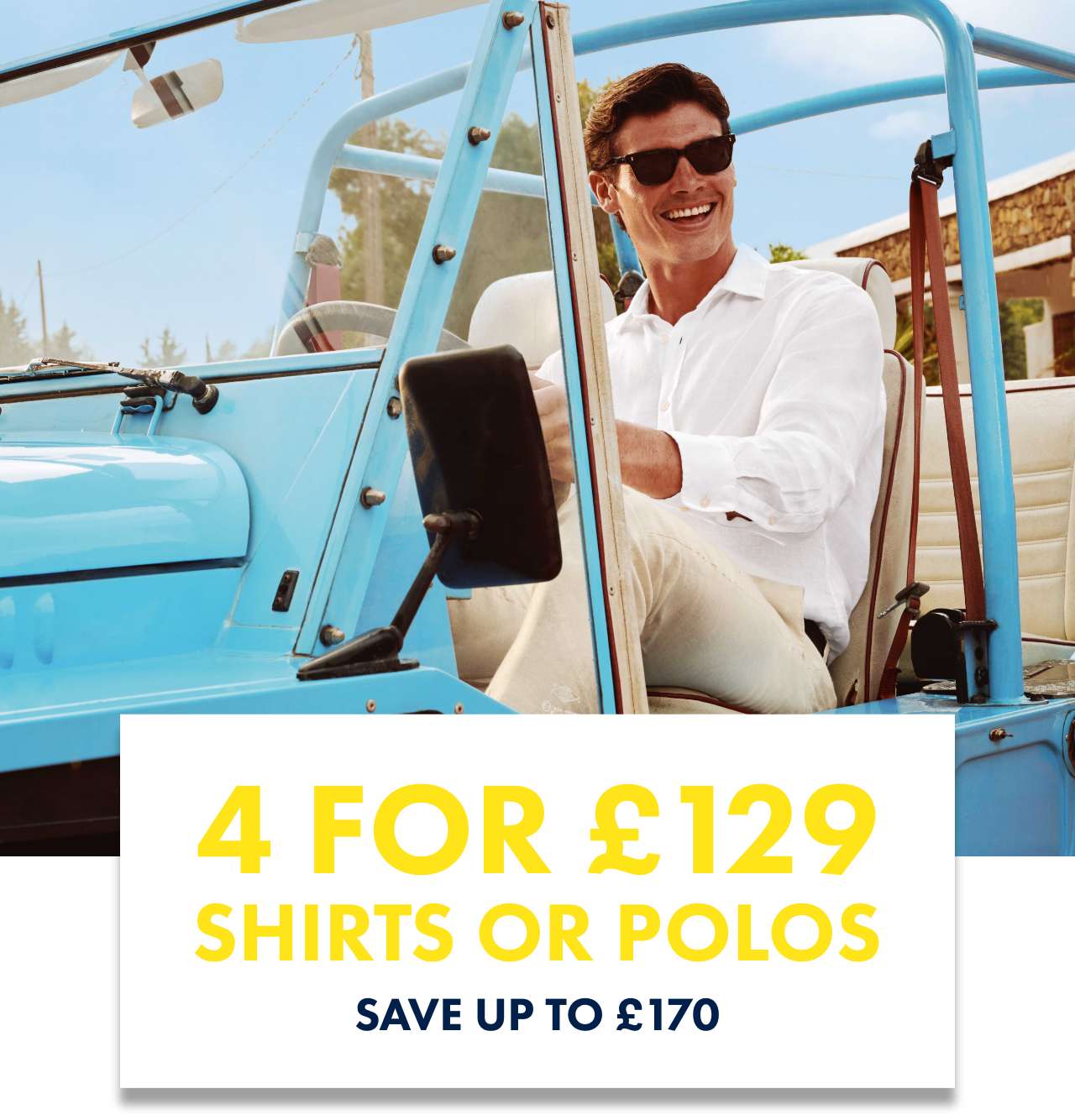 This Bank Holiday | 4 Shirts for £129!