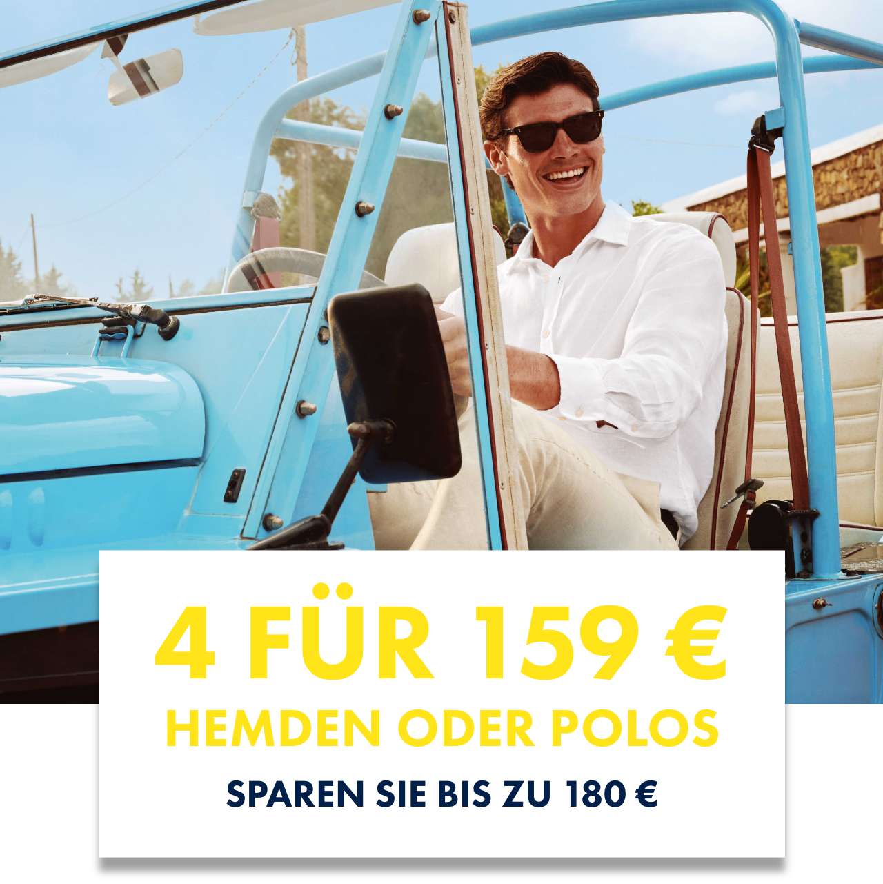 Zum langen Wochenende | 4 Hemden für 159 €