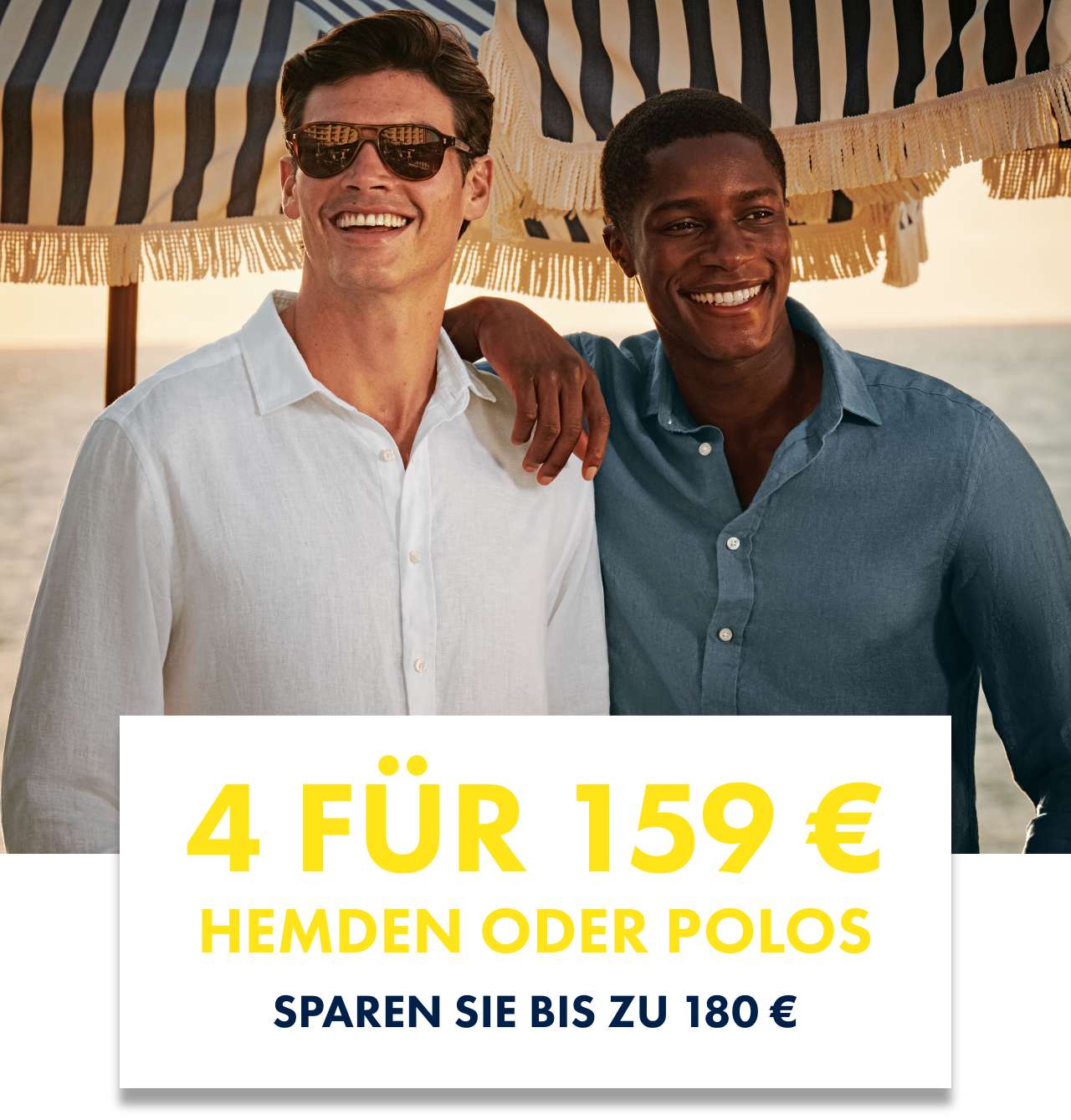 Nur noch wenige Stunden: 4 Bestseller-Hemden für 159 €!