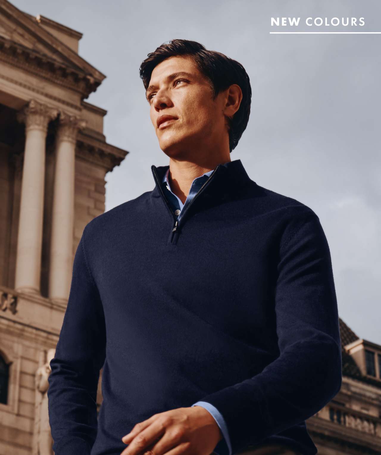 Merino Zip Neck