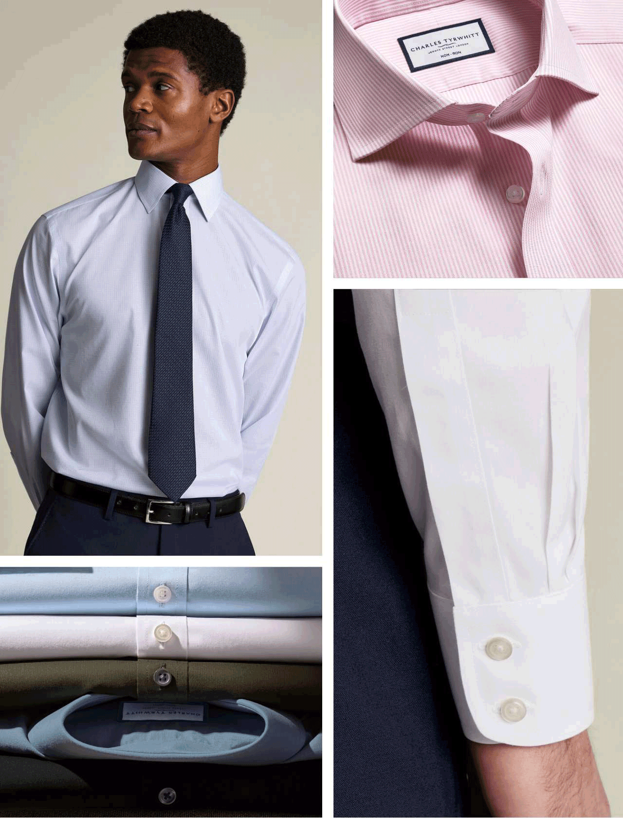 Non-Iron Stretch Poplin Shirt