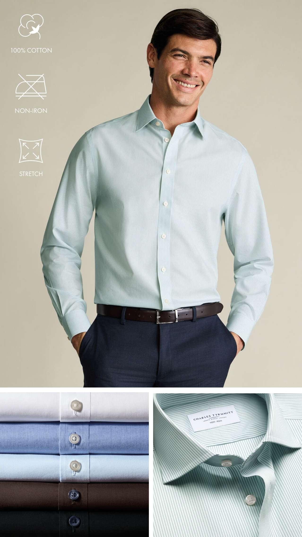 Non-Iron Poplin Shirts