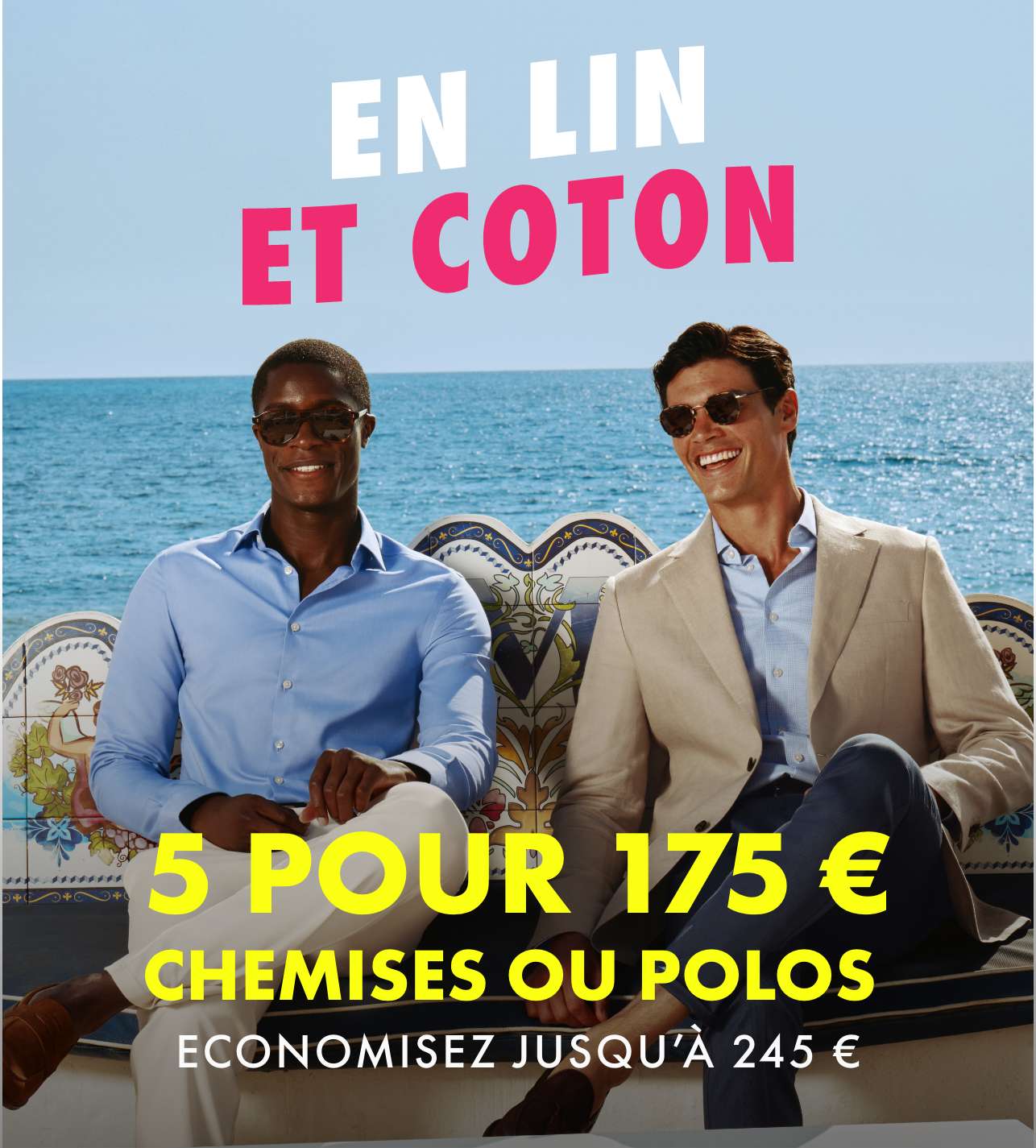 En lin et coton | 5 pour 175 €