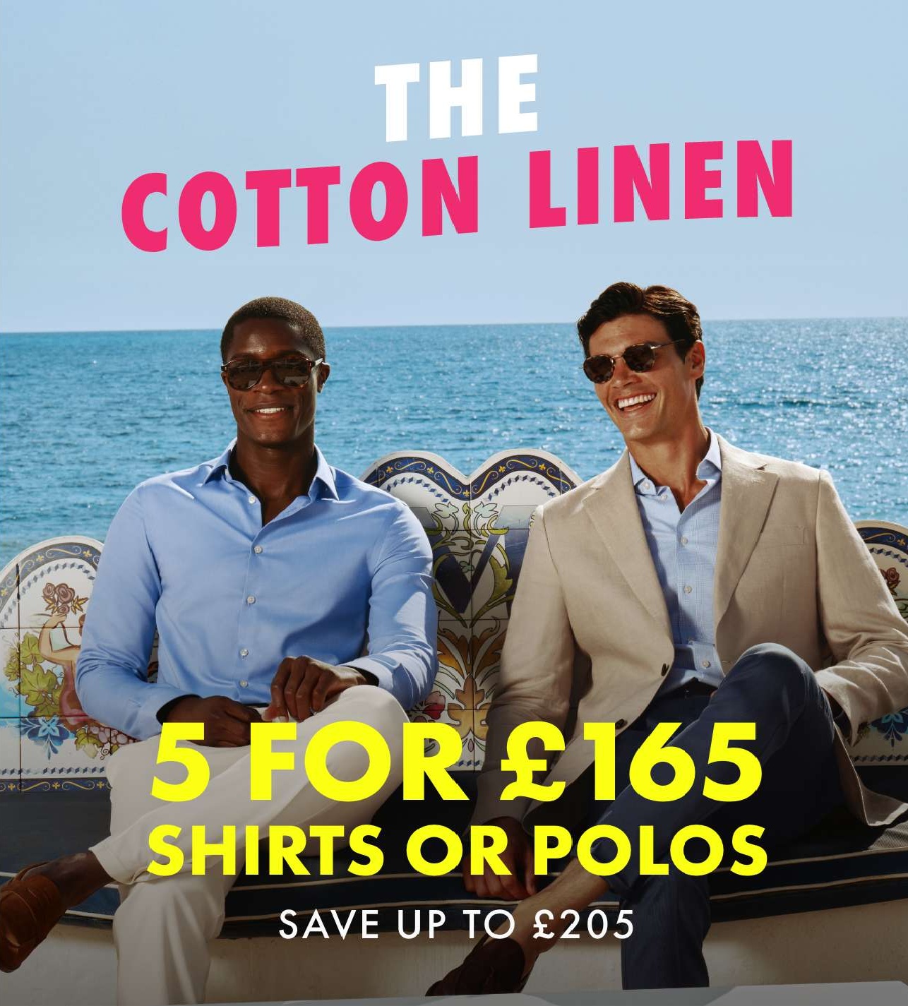 The Cotton Linen Shirt | 5 for £165