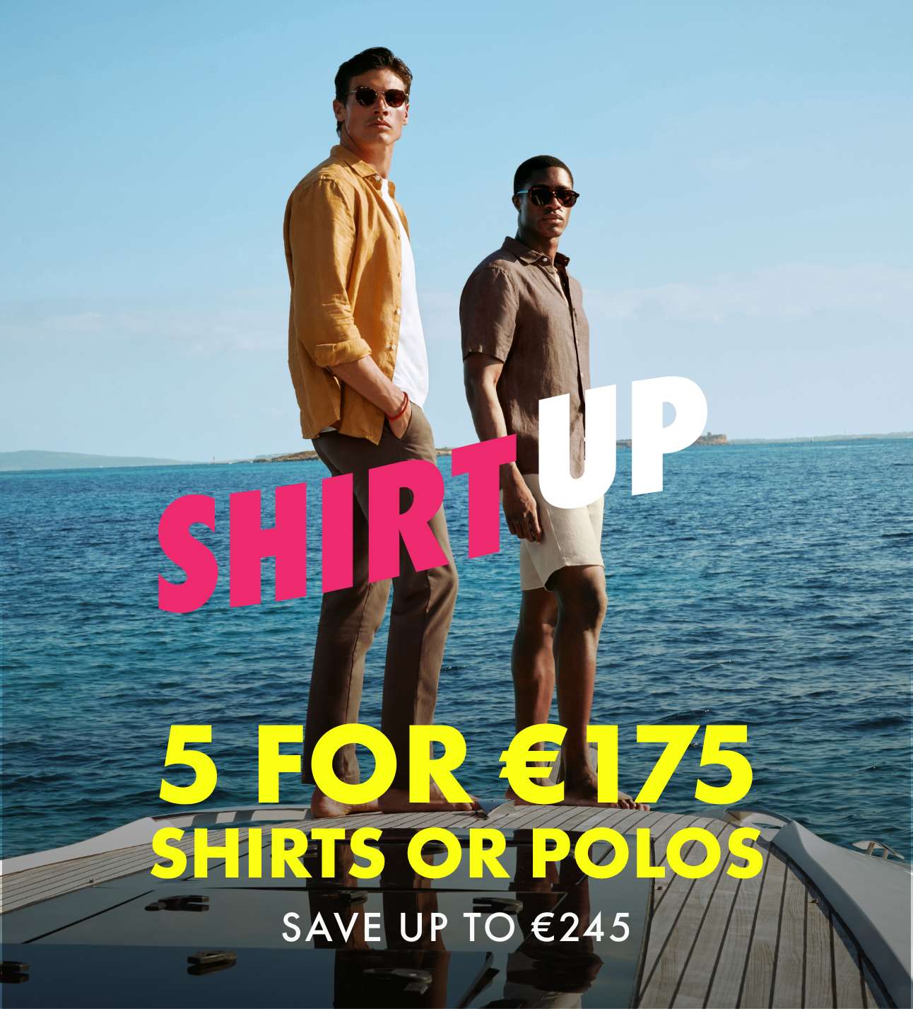 Starts NOW | 5 Shirts for €175! 