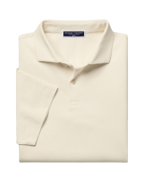 Smart Pique Polo - Cream