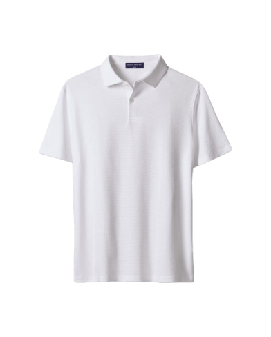 Performance Texture Polo – White