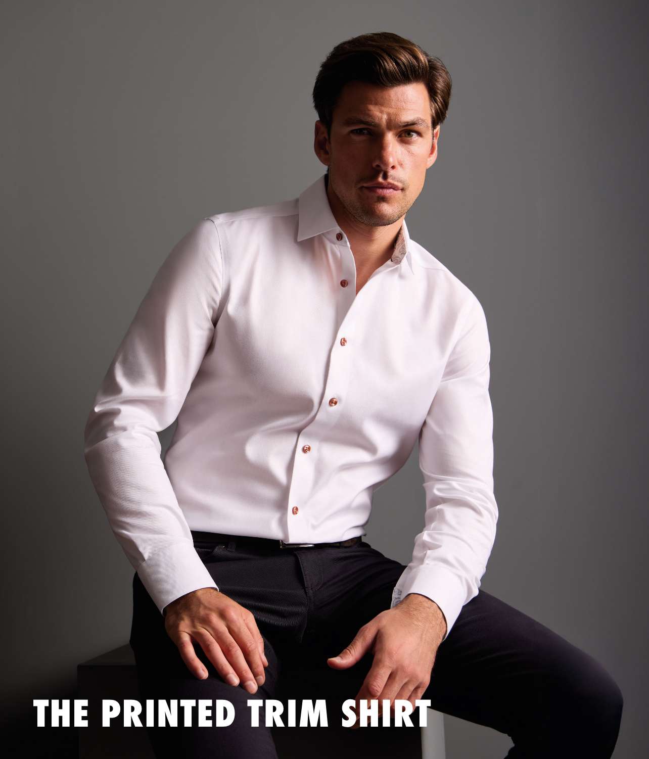 THE PRINTED TRIM SHIRT