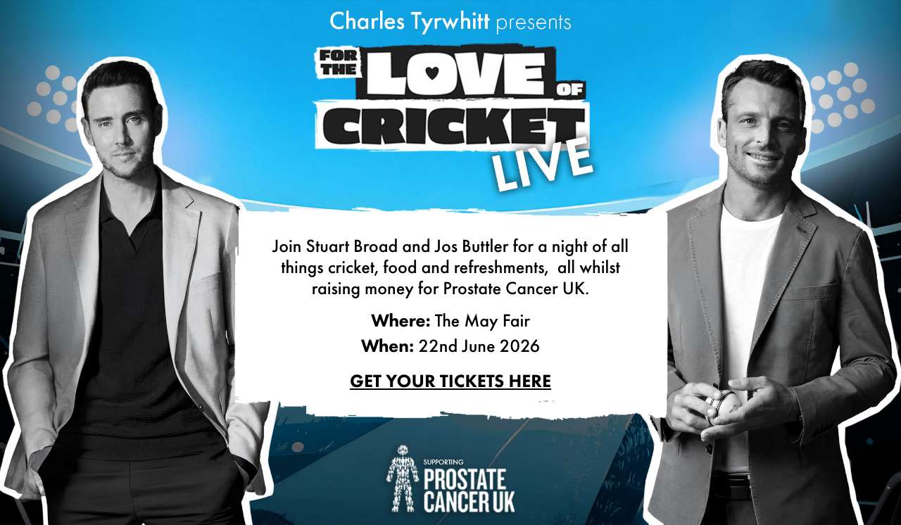 For the Love of Cricket Live