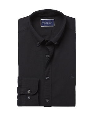 Pure Linen Shirt – Black