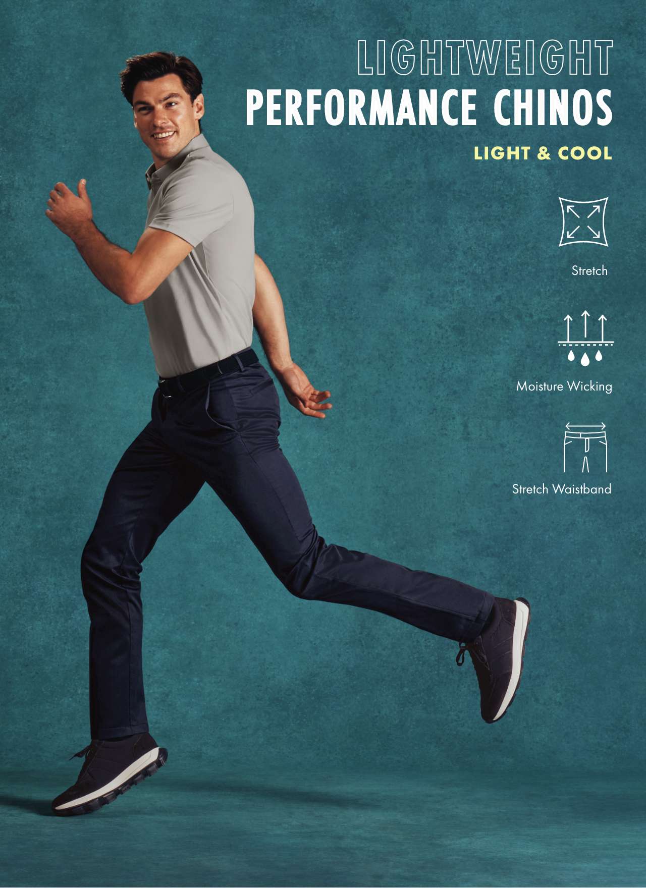 LIGHTWEIGHT PERFORMANCE CHINOS