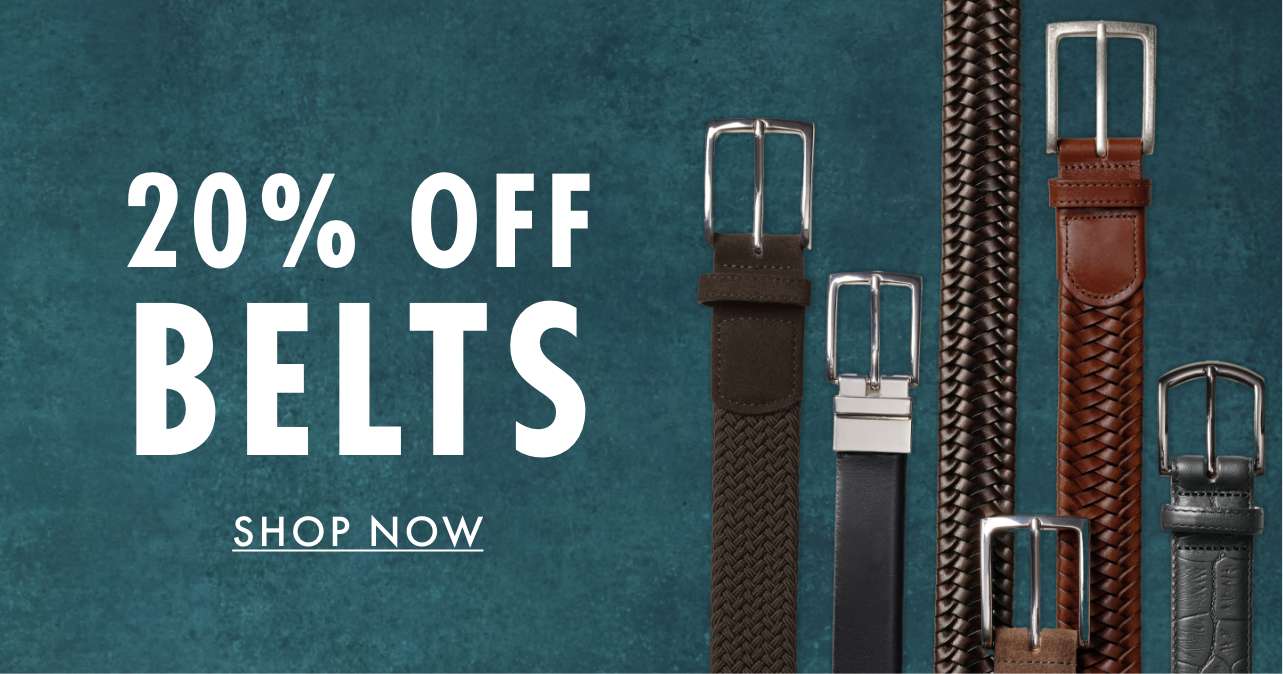 20% OFF BELTS