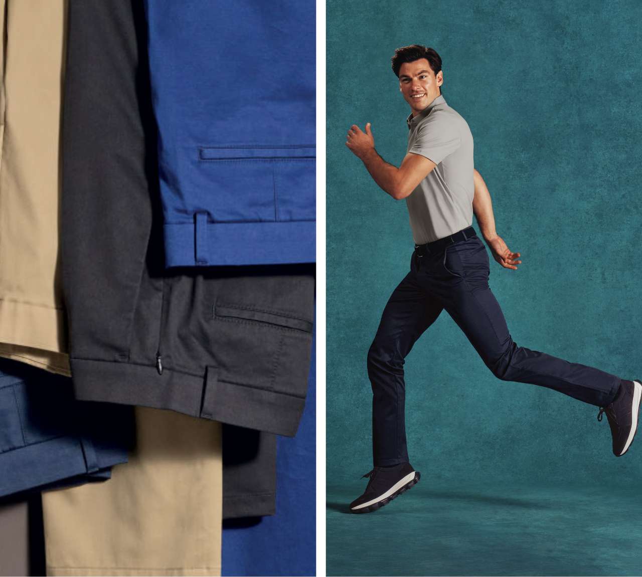 Lightweight Performance Chinos - Navy