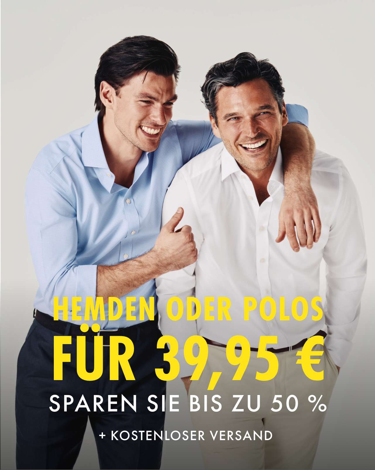 AB SOFORT | Hemden oder Polos für 39,95 €