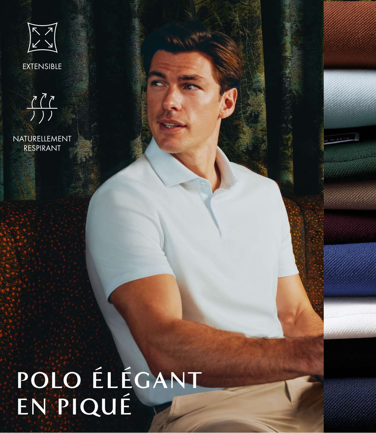 POLO ÉLÉGANT EN PIQUÉ