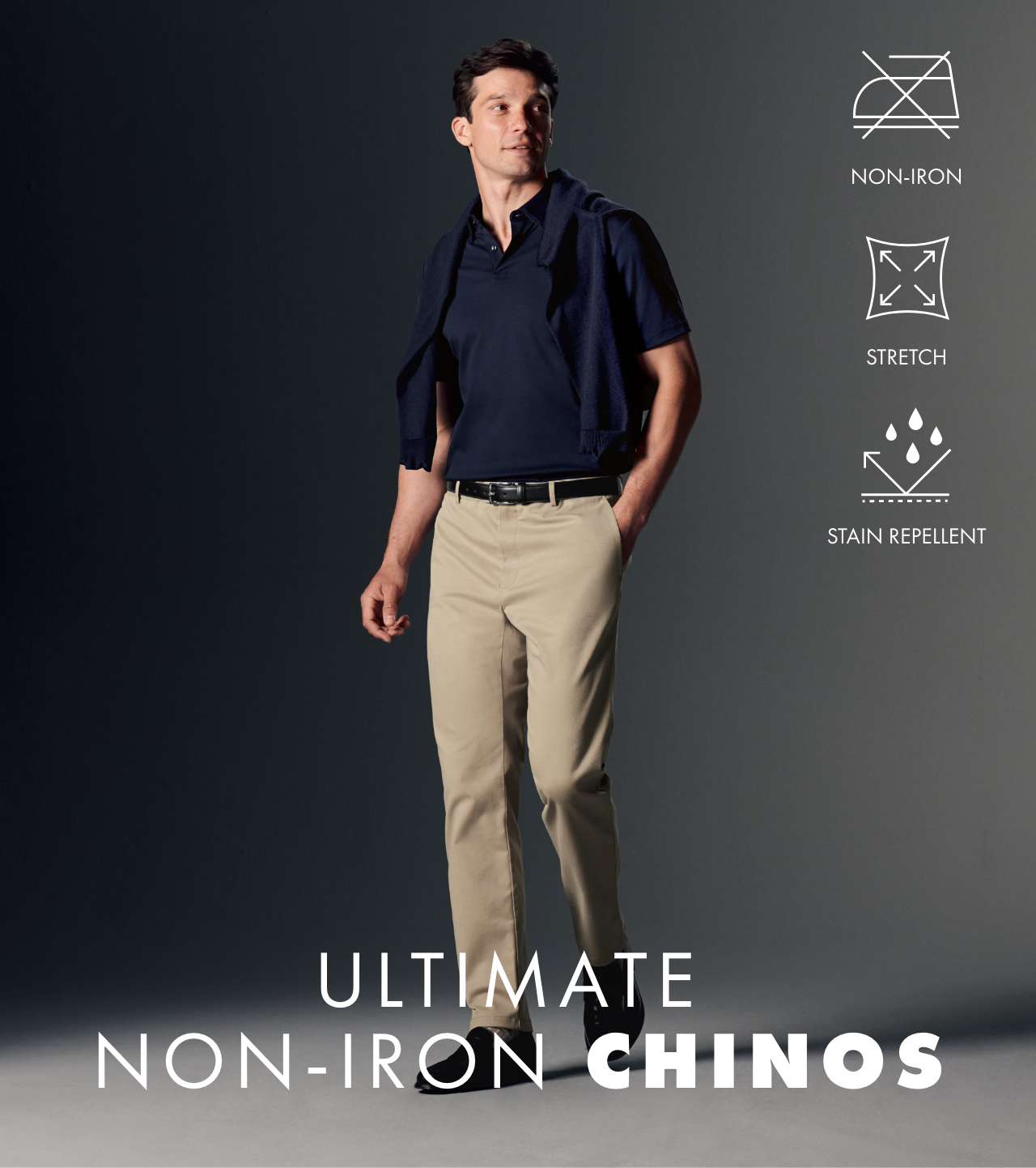 Non-Iron Chinos
