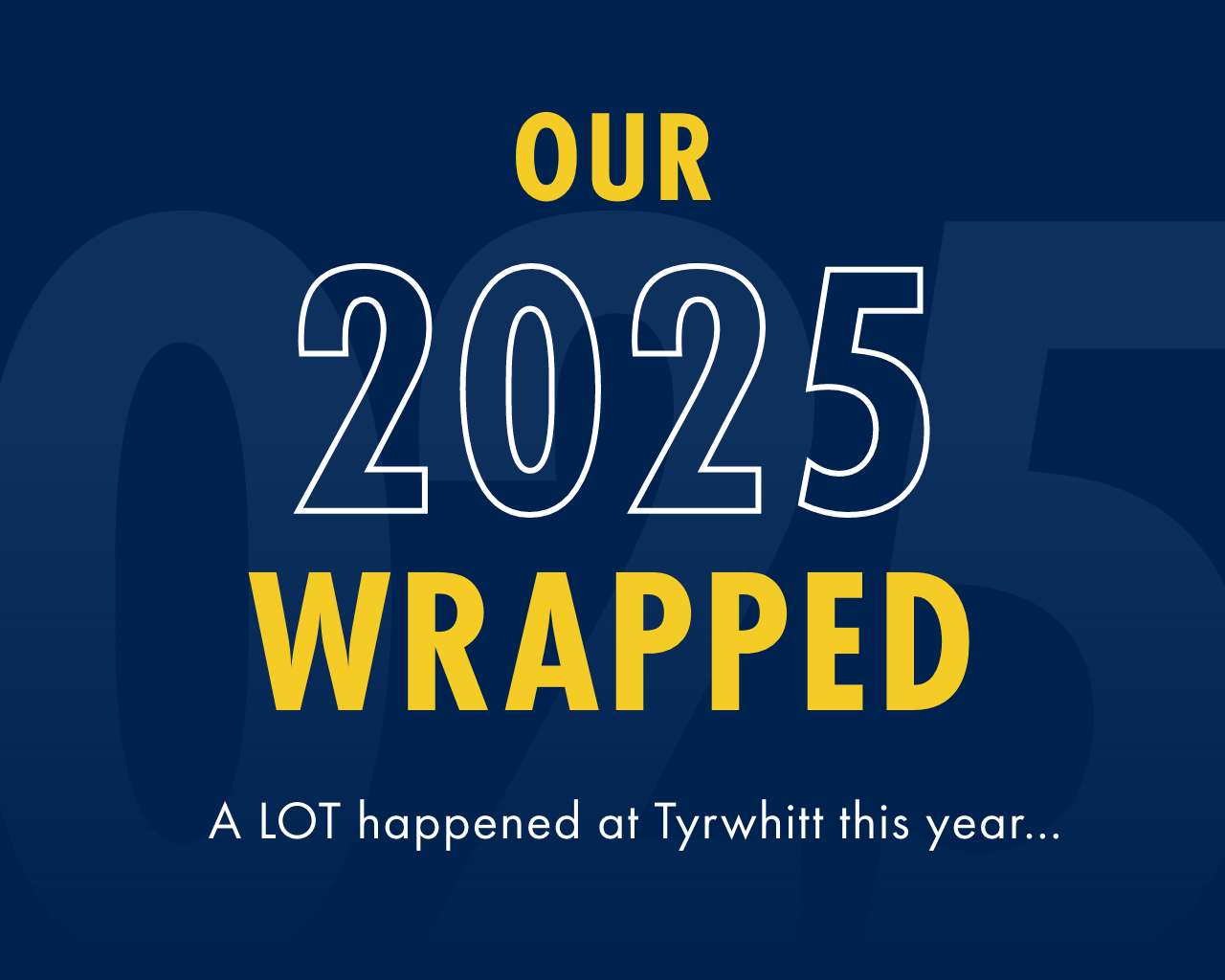 Our Year in Review
