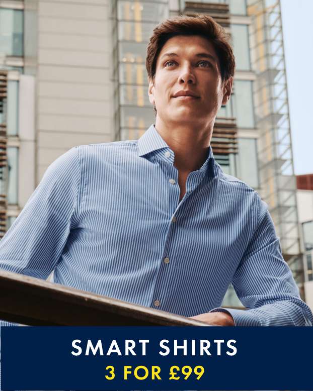 SMART SHIRTS - 3 FOR £99