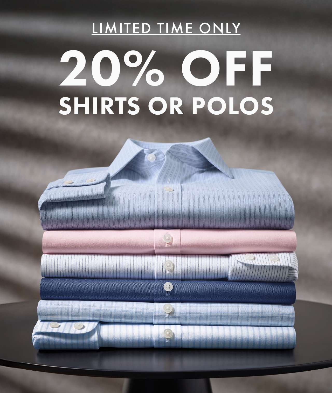 Going quickly! Get 20% off bestselling shirts