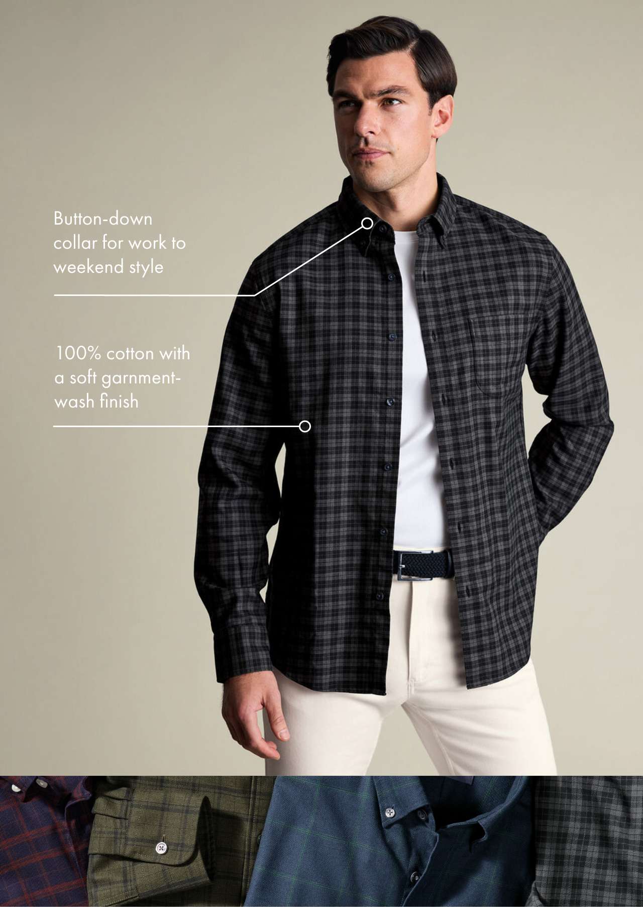 THE NON-IRON TWILL CHECK