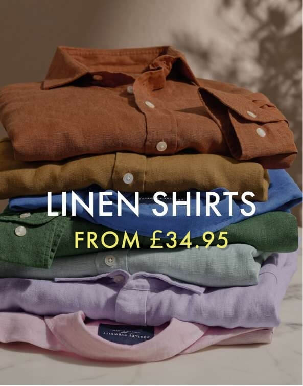 LINEN SHIRTS FROM £34.95