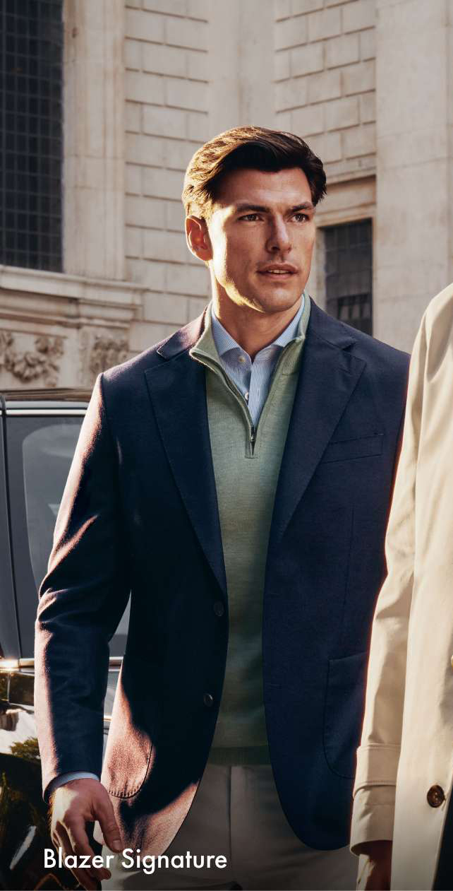 Blazer signature – Bleu marine