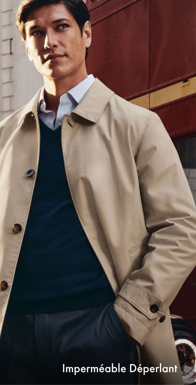 Imperméable déperlant - Gris