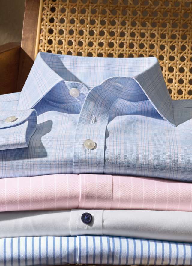 CHEMISE EN SERGÉ SANS REPASSAGE