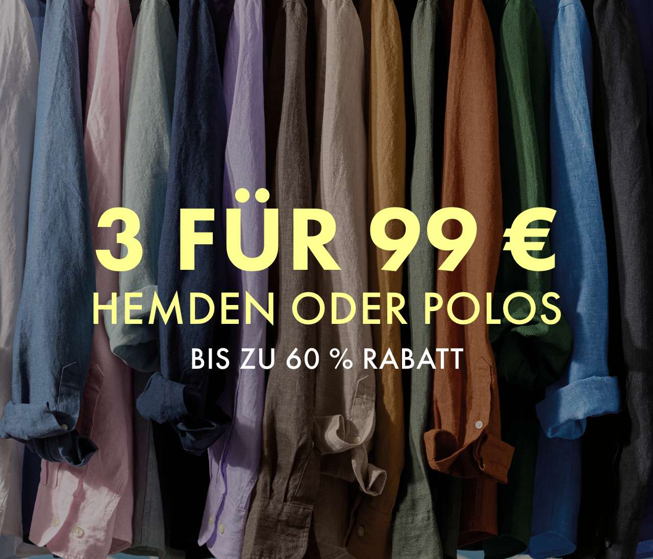 3 für 99 € endet morgen. Schnell zugreifen! 