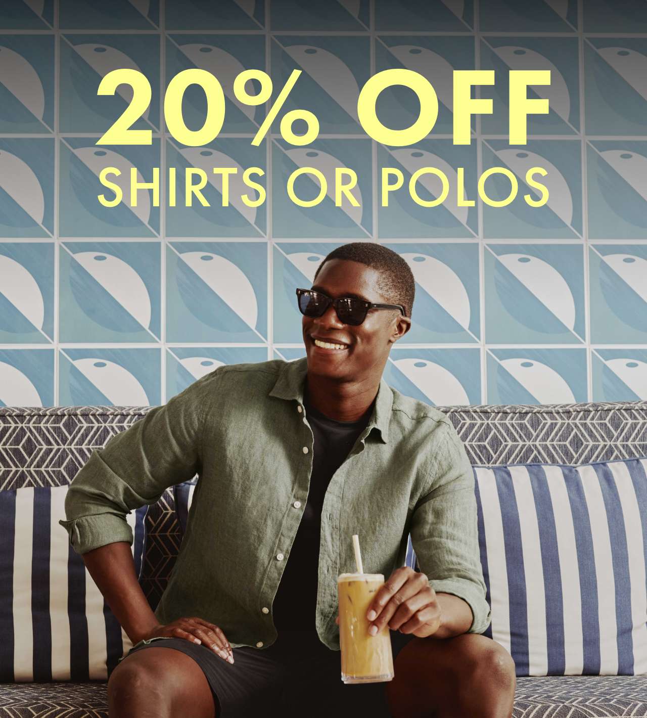 20% OFF Shirts & Polos Starts Now